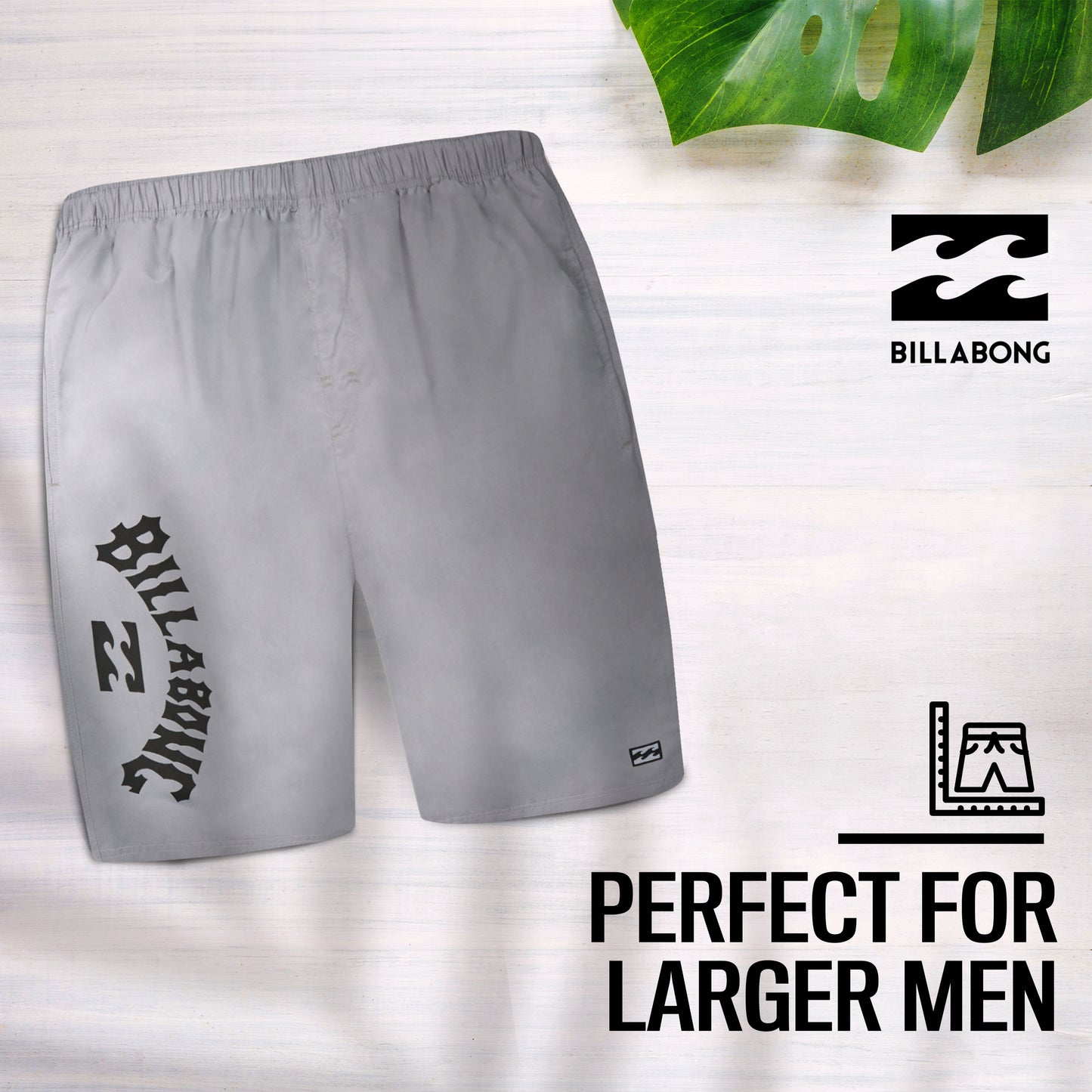 Billabong Big and Tall Board Shorts with Pockets for Men